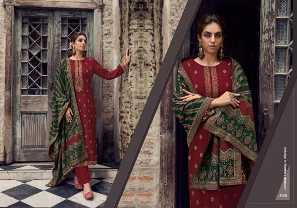 Zisa Charmy Inaayat Festive Wear Winter Pashmina Designer Suit Collection